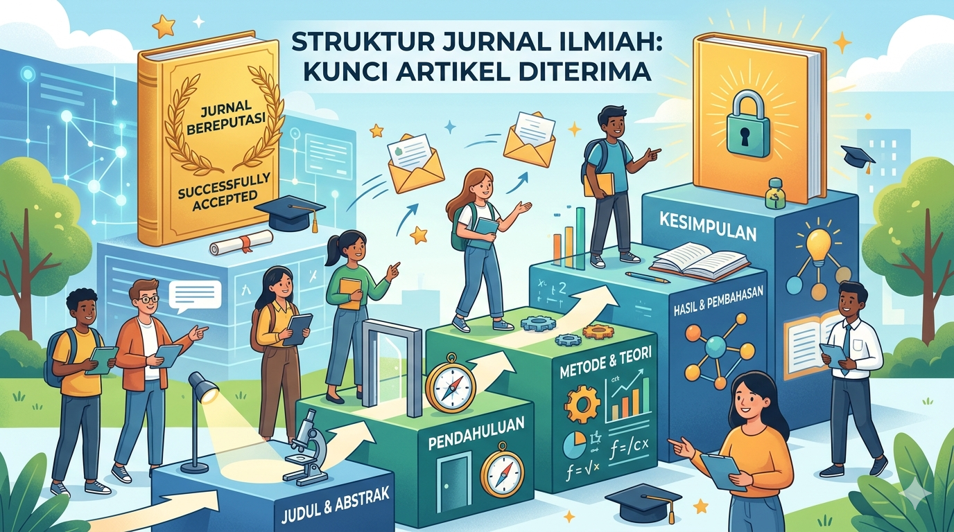 Struktur Lengkap Artikel Ilmiah