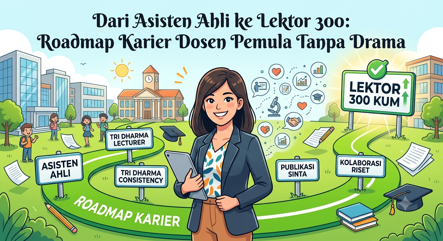 Roadmap Karier Dosen Pemula Tanpa Drama