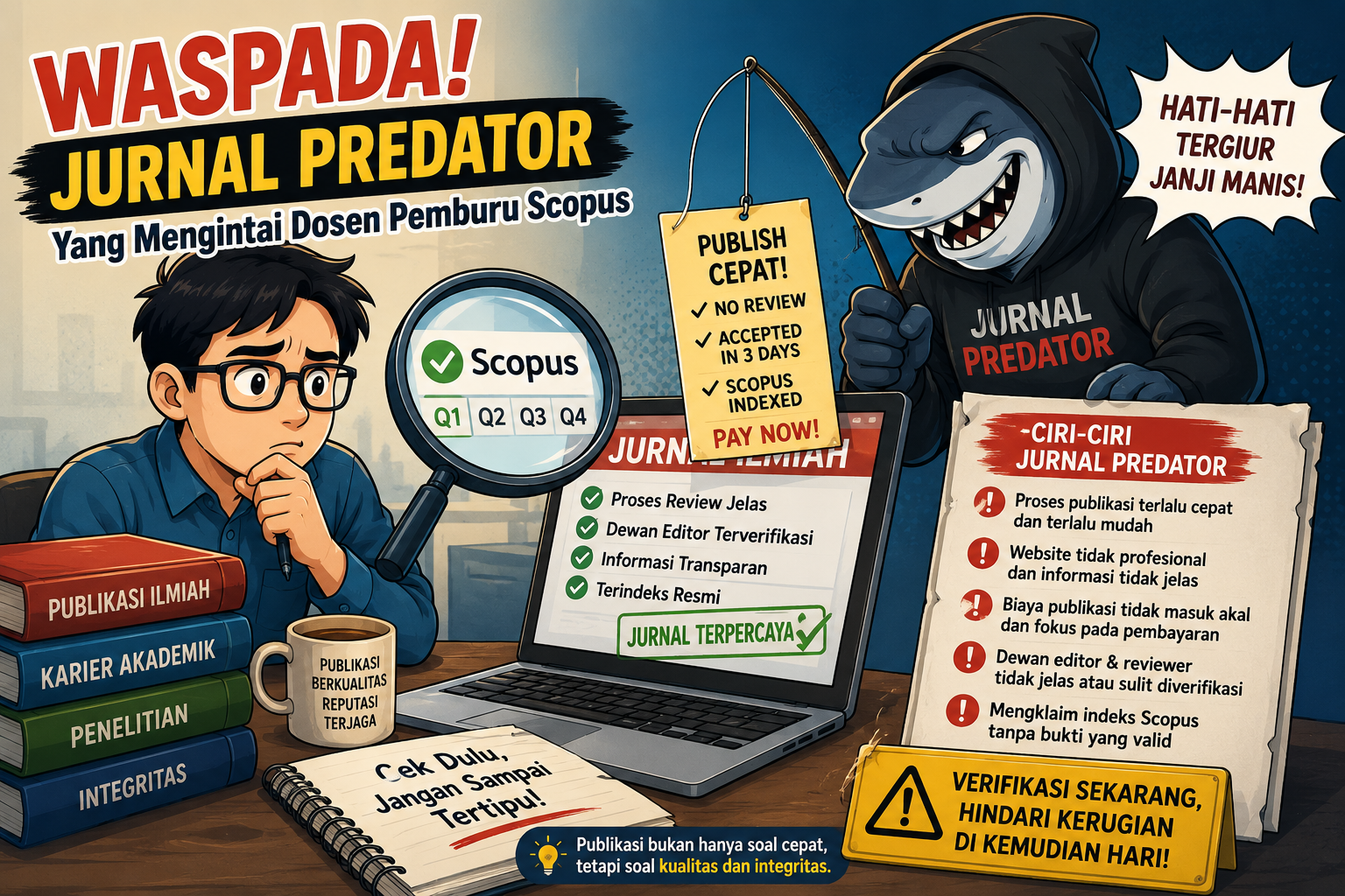 Ciri-ciri Jurnal Predator yang Sering Mengintai Dosen Pemburu Scopus
