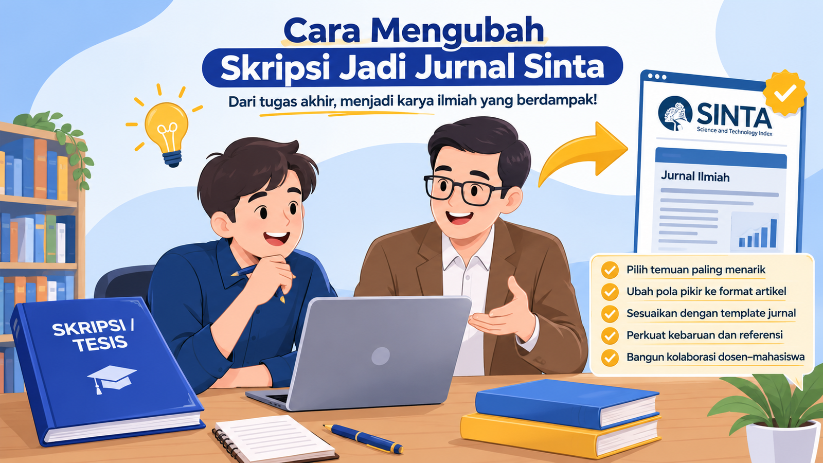 Cara Mengubah Skripsi Jadi Jurnal Sinta