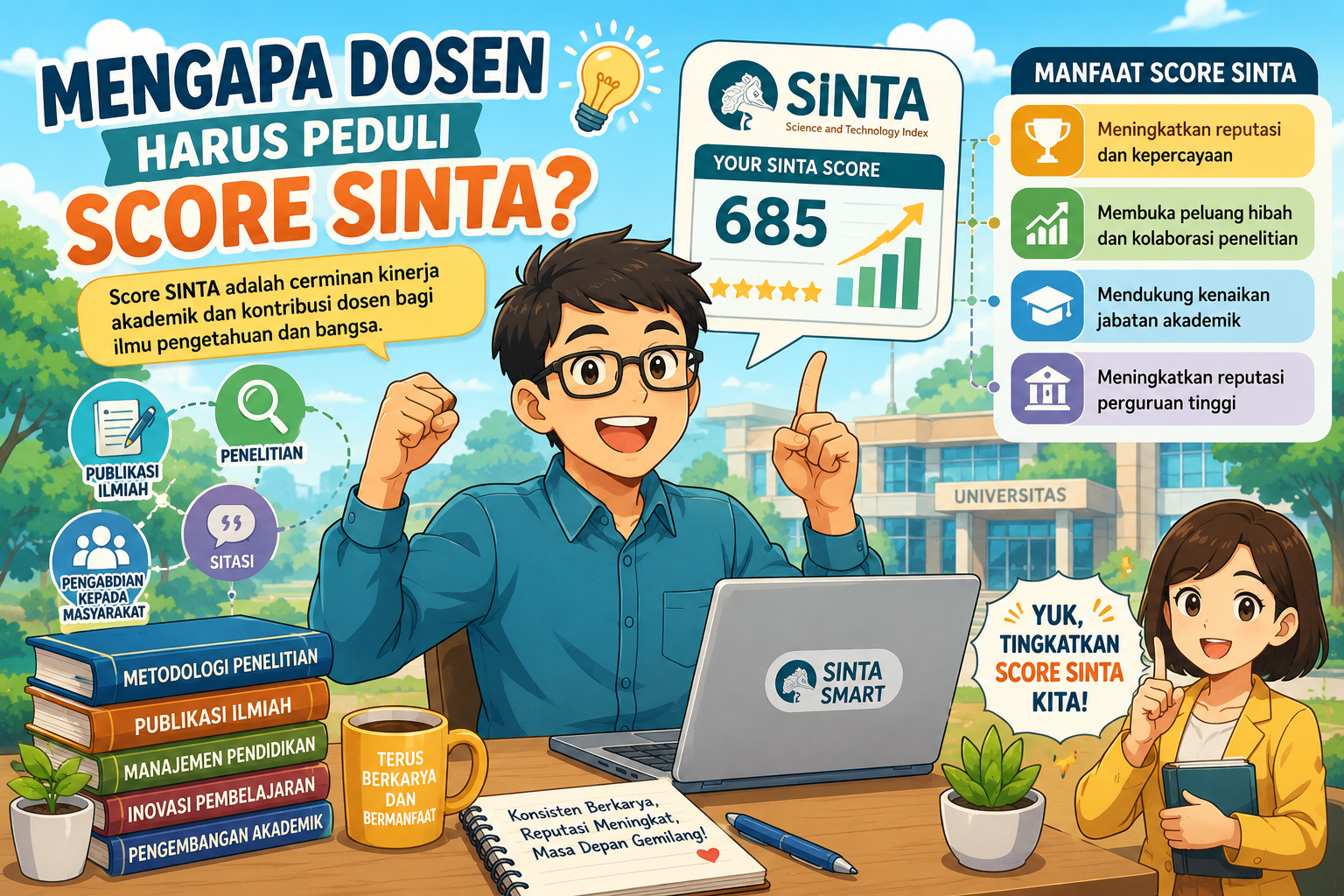 Mengapa Dosen Harus Peduli Score SINTA?