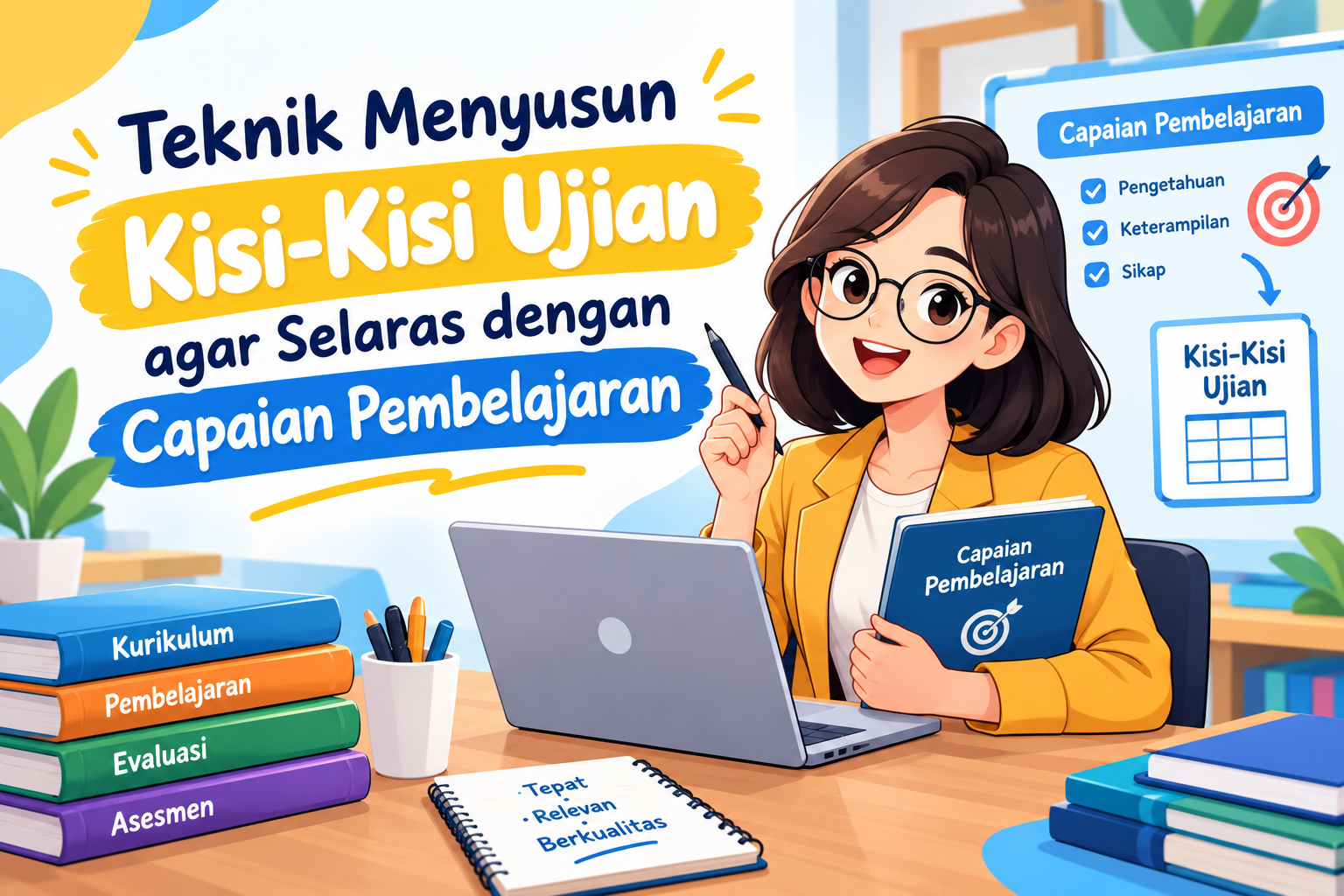 Teknik Menyusun Kisi-Kisi Ujian agar Selaras dengan Capaian Pembelajaran